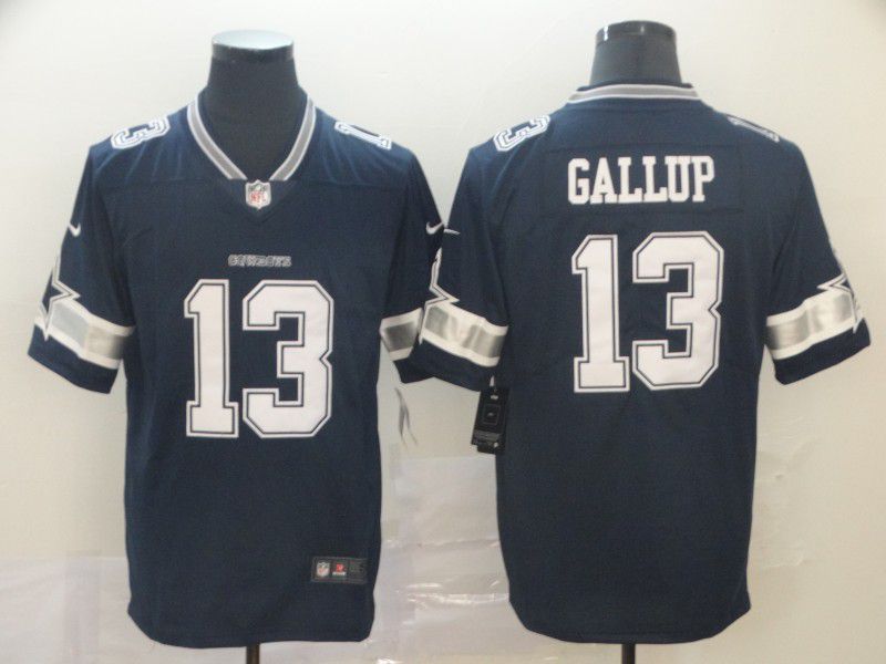 Men Dallas cowboys #13 Gallup Blue Nike Vapor Untouchable Limited Player NFL Jerseys->youth nfl jersey->Youth Jersey